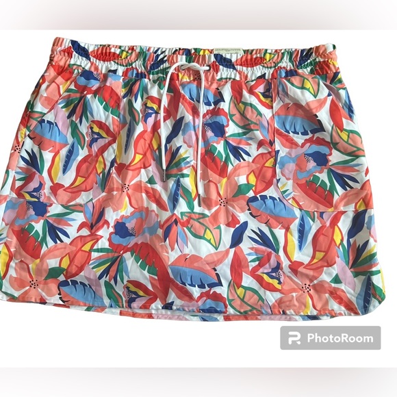 St. John's Bay Pants - 🆕ST.JOHNS BAY FLORAL SUMMER SHORT SKORT | XXL